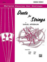 DUETS FOR STRINGS #3 VIOLIN cover